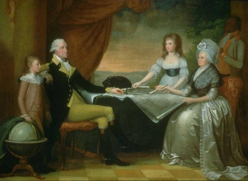 Charles Roscoe Savage Washington Family oil painting image